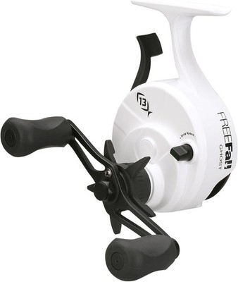 Fishing BBFFGWUSA-2.5-LH Inline Ice Fishing Reels - White