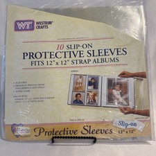 Westrim Craft Memories Forever Slip-On Protective Sleeves 12x12 Strap Album 1999