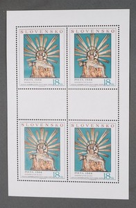 MayfairStamps Slovakia Pieta 1564 Religious Souvenir Sheet aaz_06863