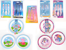 Childrens Plastic Cutlery or Plate Set Brand New Unopened