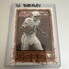 RARE COLOR BORDER 2004 Fleer Sweet Sigs Rookie  Larry Fitzgerald #88 