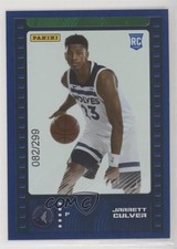 2019 Panini Sticker & Card Collection Blue /299 Jarrett Culver #86 Rookie RC f0v. rookie card picture