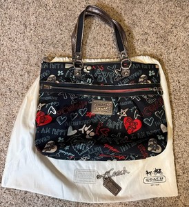 Coach Poppy Graffiti Tote | eBay