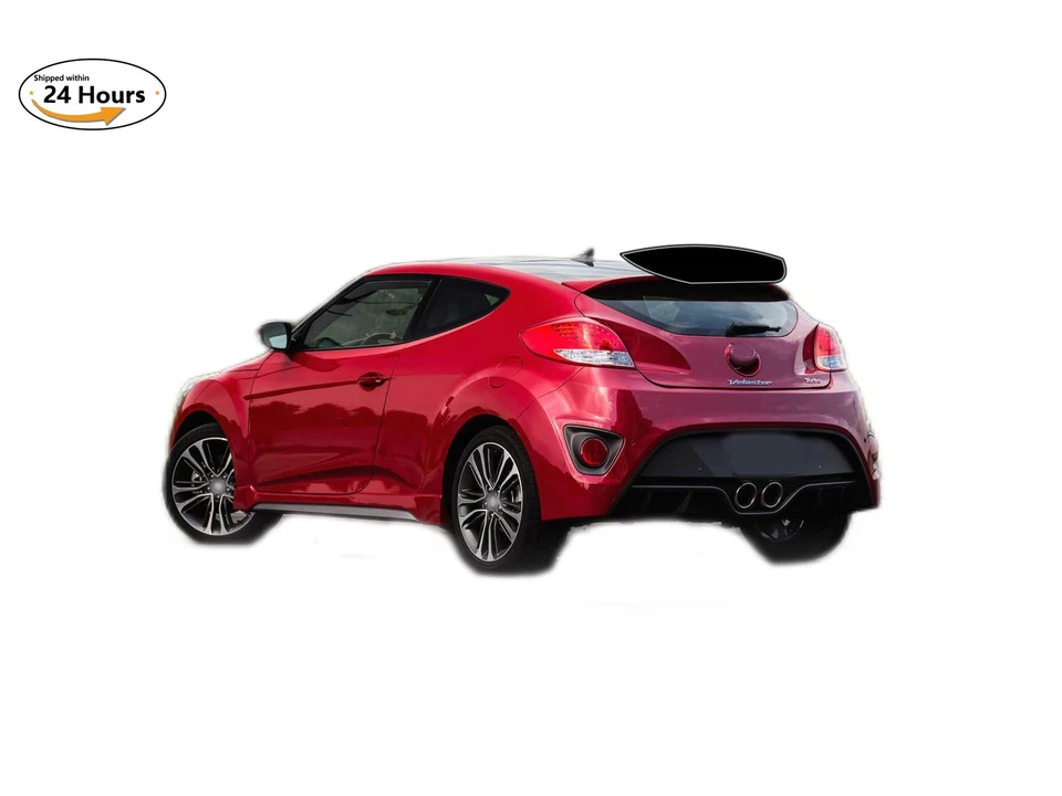 Kit de filme colorido para janela PreCut 2 camadas para 2012-2017 Hyundai Veloster Hatchback - Imagem 3 de 4