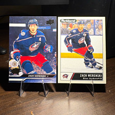 Upper Deck Zach Werenski Columbus Blue Jackets 2-Card Lot #304 #70 S2/Parkhurst