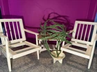 Vtg 1963 LOT Barbie Go Together Barbie Doll Outdoor Furniture With Plant