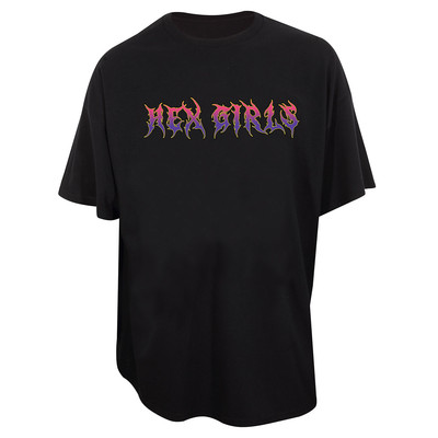 Scooby-Doo 'Hex Girls Cauldron' (Schwarz) Übergroß T-Shirt - NEU & OFFIZIELL!