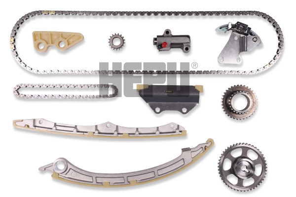 Hepu Steuerkettensatz Simplex Kette Geschlossen FüR Honda Accord Viii 2.4I-image