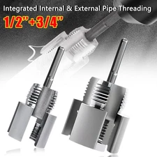 Integrated Internal & External Pipe Threading-Tool PVC Pipe Threader Kit