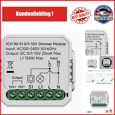 Lobamop Push Dimmer 0/1-10V Tuya Smart WiFi Zigbee LED Dimmer