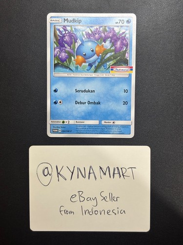 Mudkip 084/SM-P - Pokemon Promo Indomaret Stamped Indonesian