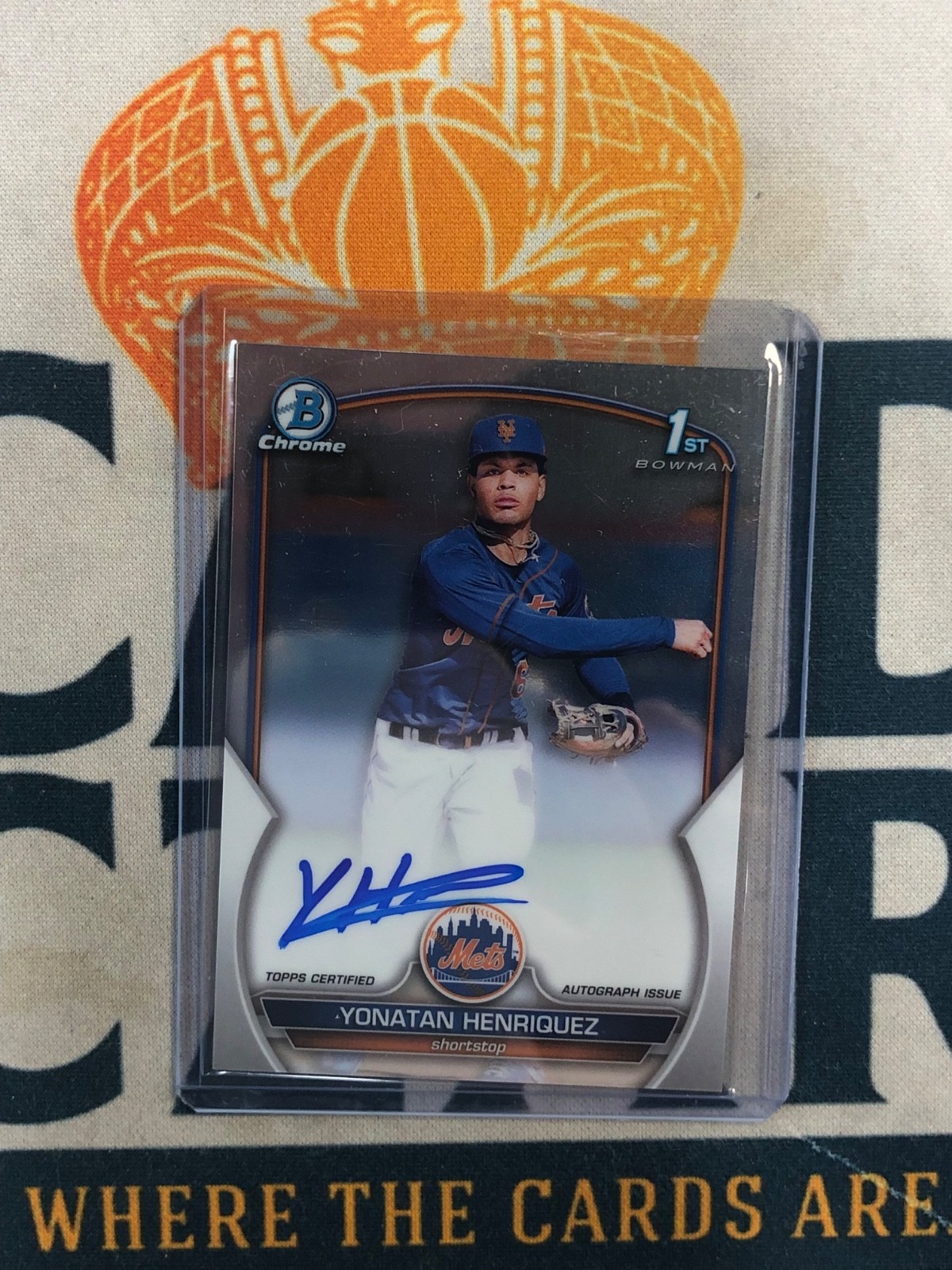 2023 Bowman Chrome YONATAN HENRIQUEZ Bowman 1st Autograph