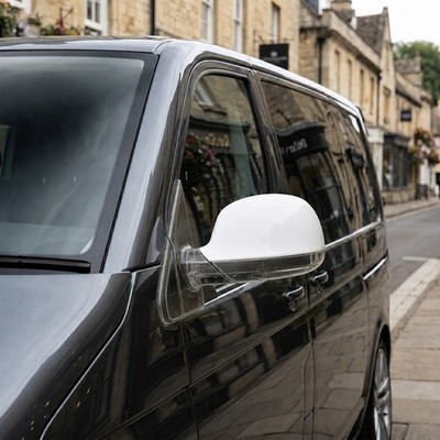 For 2010-2021 VW Transporter T5 T5.1 T6 Side Mirror Cover 2 Pack White