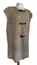 Ralph Lauren Purple Label Dark Gold Heavy Knit Sleeveless Jacket