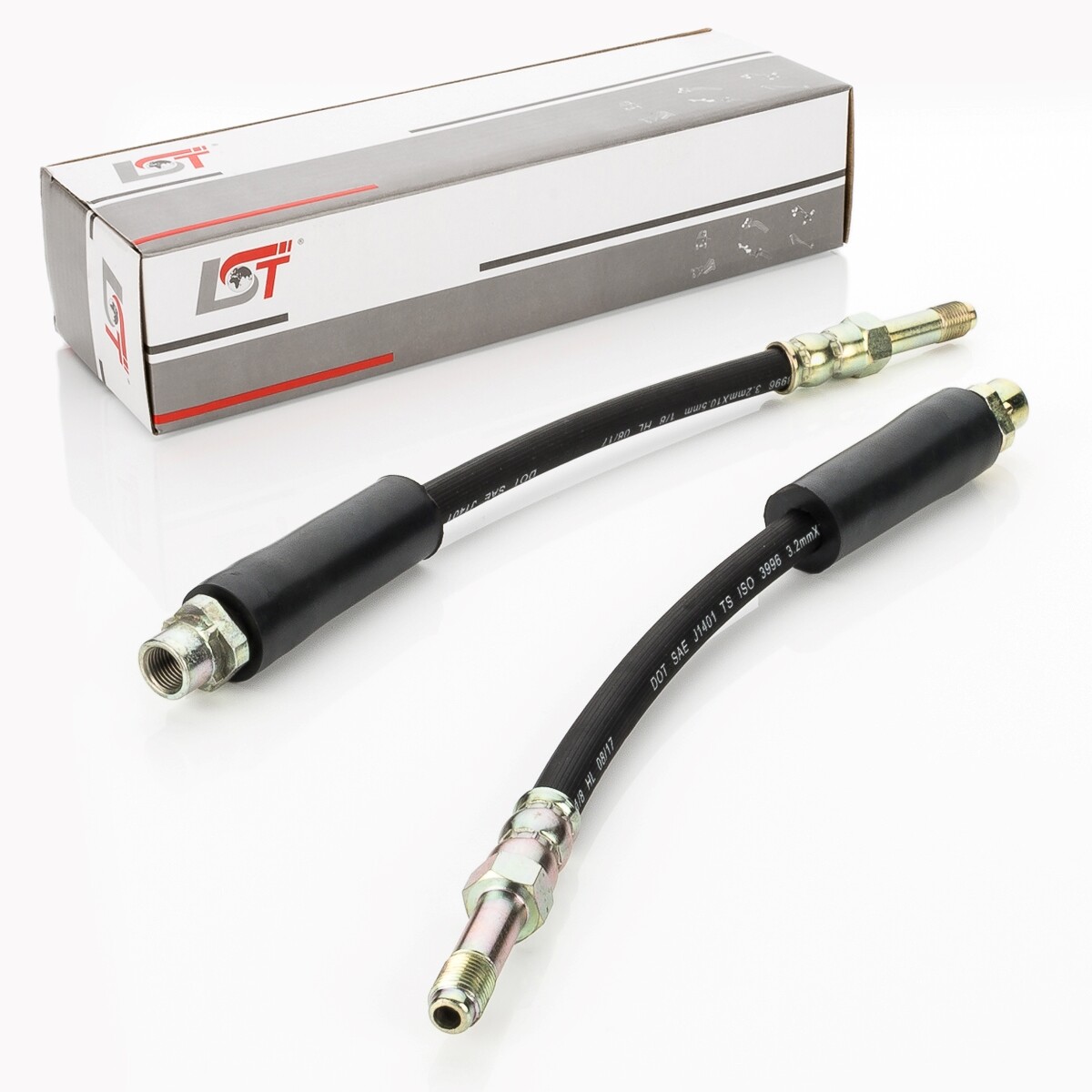 2x Brake Hose Rear Axle for BMW 3 Series E90 Touring E91 - 265mm