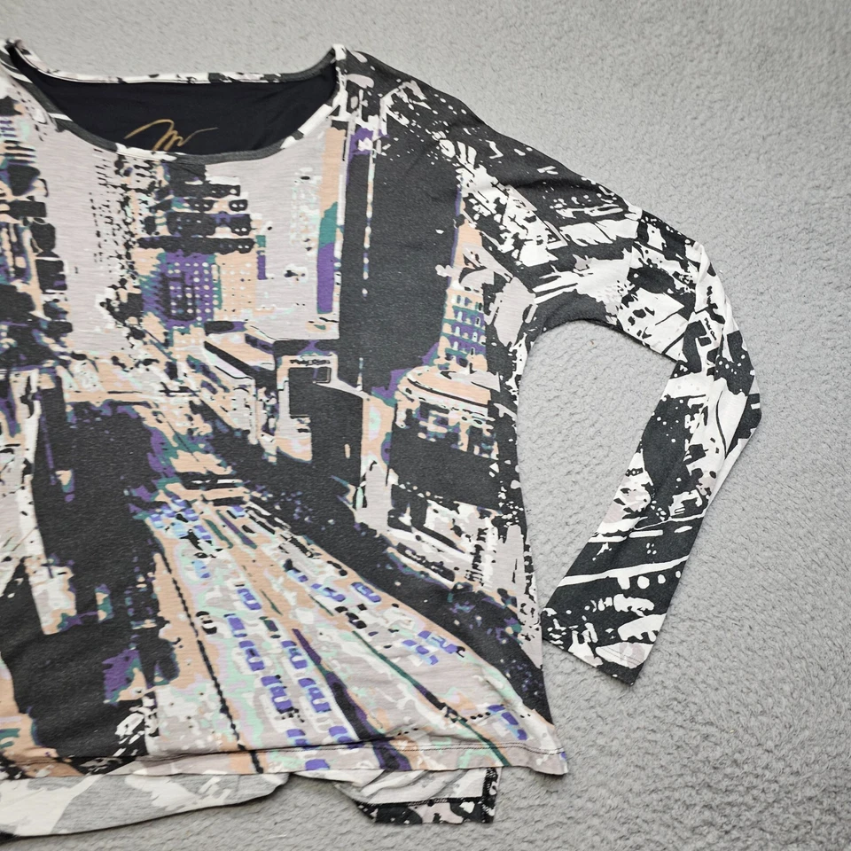 Blusa Miracle Body Mujer Mediana Multicolor Manga Larga Forrada Pullover Foto 4 de 4