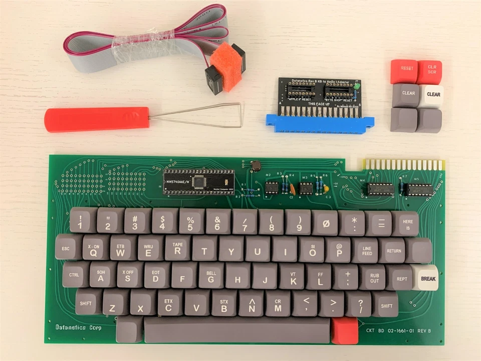 Datanetics Rev B Keyboard & Apple Cassette Interface ACI Replica for Apple 1 I - Image 3 of 4