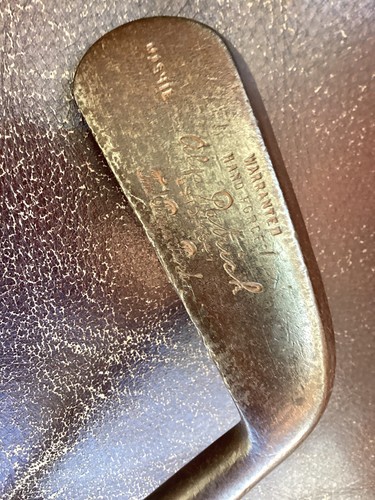 Antique Hickory Wood Shaft Alex Patrick The Bass Rock Mashie Golf Club