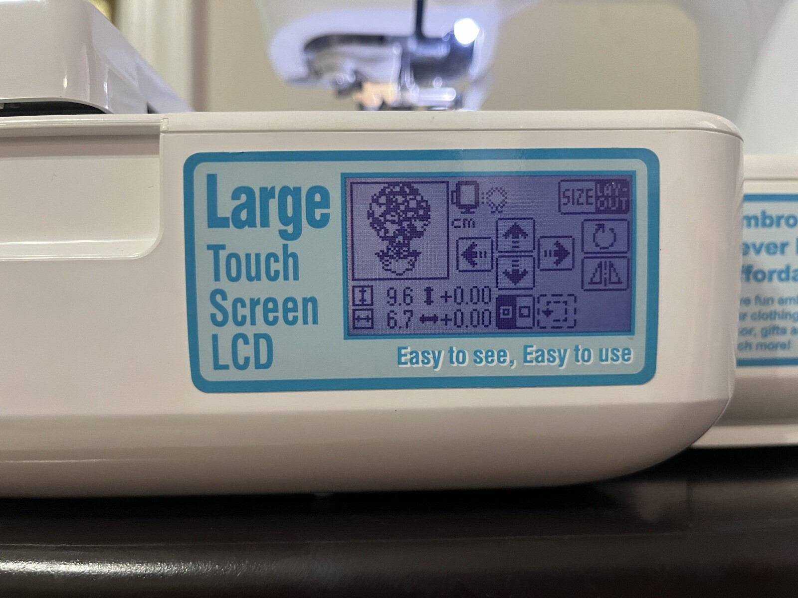 Excellent Brother HE1 Embroidering Machine Tested / Working 3,119