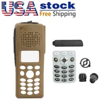 Brown Repair Front Cover Case Housing for XTS2500 Model 3 Walkie Talkie Radios
