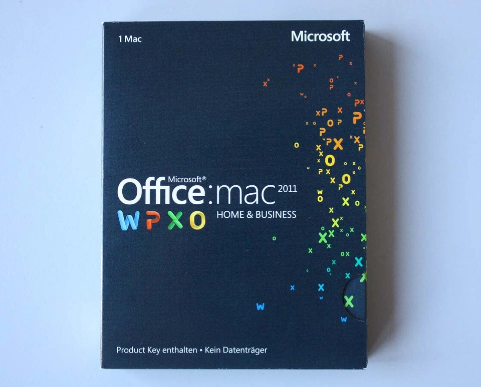 Office 2011 Home and Business PKC für Apple MacOS, deutsch - neu, SKU: W6F-00189 - Bild 1 von 1