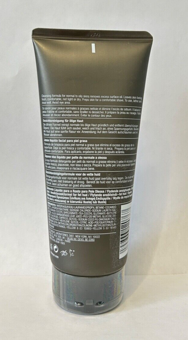CLINIQUE for MEN Face Wash Oily Skin Formula (6.7oz/200mL) Oil Control New