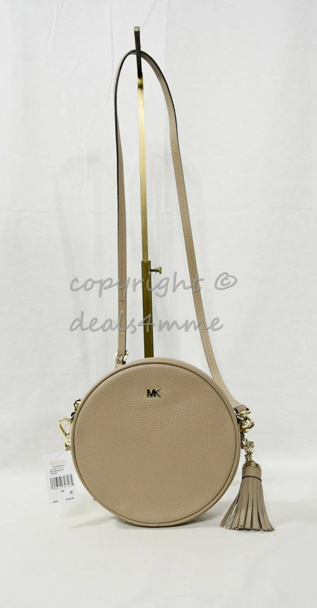 Michael michael kors pebbled leather canteen crossbody deals