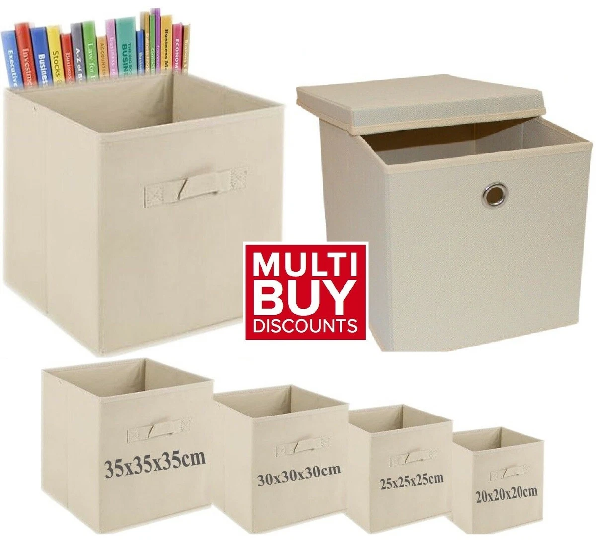 Small Cube Storage Unit Home Storage Boxes for sale | eBay UK