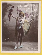 Cigarettes Melia Algeria Tobacco Card Tirage K - Sella - A Bert Paris