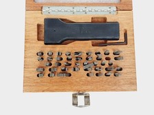 RITE-MARK POWER STAMP Holder with Figure & Letter Set # NEW