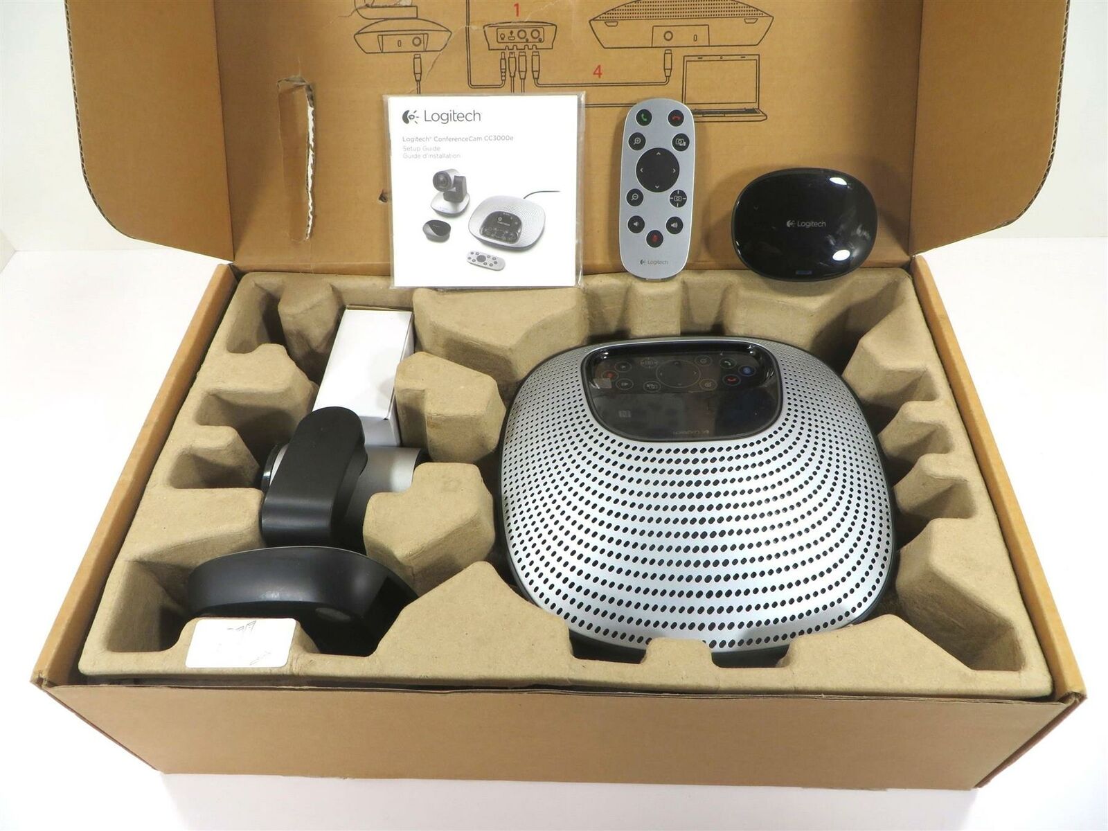 Logitech ConferenceCam CC3000e Camera + Speakerphone Hub - Tested | eBay