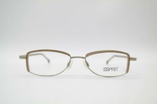 Esprit 9155 Brown Silver Oval Glasses Frame Eyeglasses New