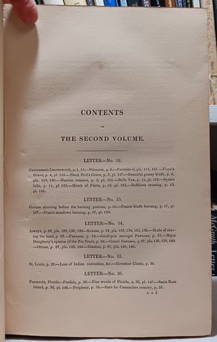 GEORGE CATLIN Letters and Notes on North American Indians: Vol II FIRST EDITION - Picture 9 of 12
