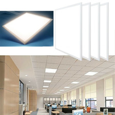 4Pack 2x2Ft LED Panel Light Drop Ceiling Flat Panel Recessed Troffer Fixture