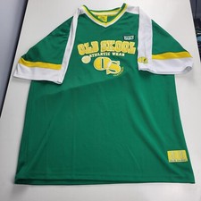 Old Skool Jersey Shorts Shirt Set Men s Large White Green Vintage Hip Hop 1990s