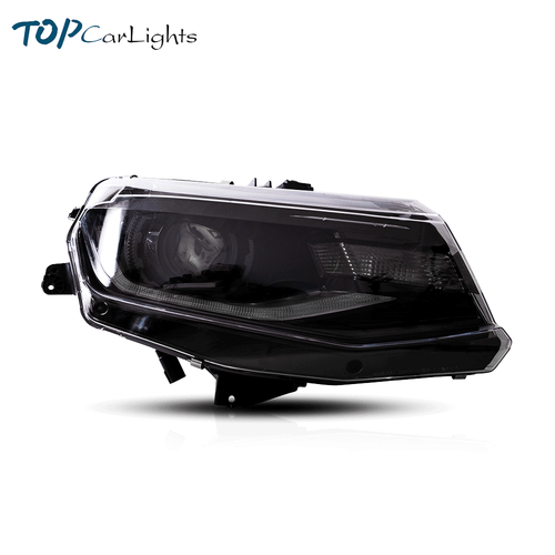 VLAND Full LED Headlights For 2016-2018 Chevrolet Camaro w/Sequential Indicator - Picture 2 of 14