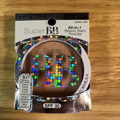 Physicians Formula Super BB All-in-1 Beauty Balm Powder Light/Medium 7836