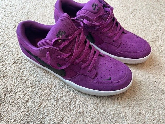 Men\'s Size 14 - Nike SB Force 58 Viotech Purple Black White Low [CZ2959-505] New Nike Force 58 SB  main image 3