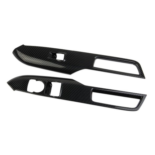 Door Window Lift Switch Panel Cover Trim for 2024 Interior