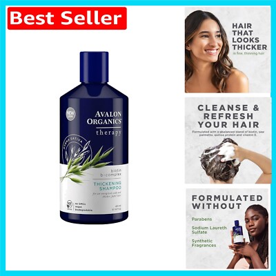 Dickere Haare mit 473ml Biotin B Komplex Shampoo - Bio & Formel