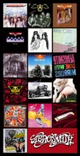 AEROSMITH album cover discography magnet (5" X 3") led zeppelin rolling stones