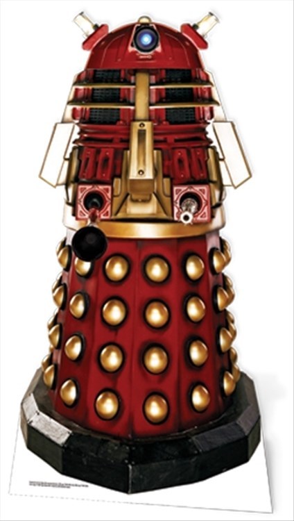 Supreme Dalek (Red) Doctor Who Official Lifesize Cardboard Cutout Fun Figure