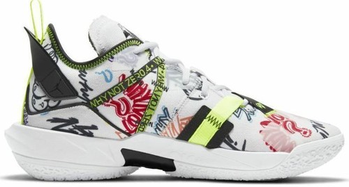 Jordan Why Not Zer0.4 Multicolor Low Top Basketball Sneakers Zip