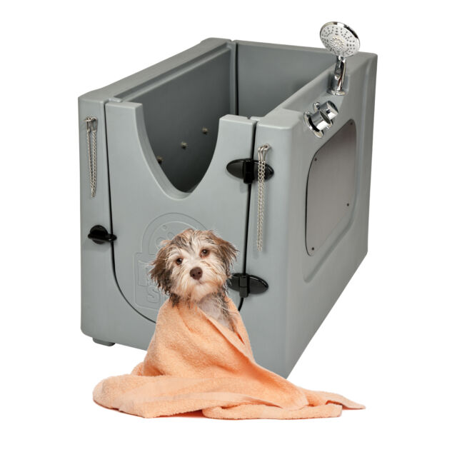 Outdoor Pet Spa Home Mobile Dog Washing Grooming Bath Wash Tub Indoor