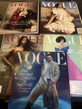 Vogue Magazine Lot Of 5 2024/2025/2026