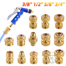 Brass Tap Connector Adaptor Universal Garden Water Fit Hose Pipe Tap Female Male