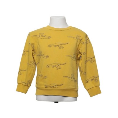 H&M, Sweatshirt, Größe: 98/104, Gelb, Baumwolle/Polyester, Sonstiges #vxS