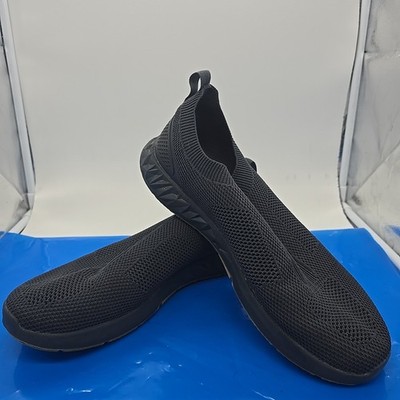 Mens Vasque 11.5 Dark Blue / Gray Slip On Loafers Used