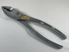 Vintage Craftsman Tools USA Slip Joint Pliers WF 45373 Wire Cutters 8" USA