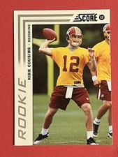 2012 Score - Rookie Kirk Cousins #343 (RC) - Washington Redskins Rookie Card. rookie card picture